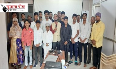 CG NEWS : ग्रीन लाइन वेलफेयर सोसायटी की तरफ से स्पोकन अरेबिक - स्किल डेवलपमेंट का कार्यक्रम