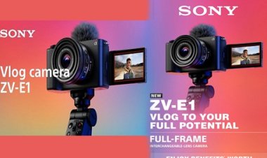सोनी ने फुल-फ्रेम व्लॉग कैमरा ज़ेवी-ई1 की घोषणा की