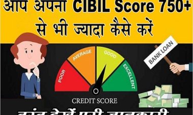 CIBIL Score : आप अपना CIBIL Score 750+ से भी ज्यादा कैसे करें, तुरंत देखें पूरी जानकारी