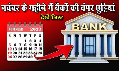 BANK Holiday : नवंबर के महीने में बैंकों की बंपर छुट्टियां…देखें लिस्ट