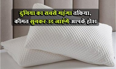 दुनिया का सबसे महंगा तकिया, कीमत सुनकर उड जाएंगे आपके होश