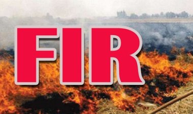 पराली जलाने पर किसान के खिलाफ FIR दर्ज, प्रदूषण फैलाने का आरोप 