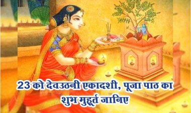 Ekadashi Festival : 23 को देवउठनी एकादशी, पूजा पाठ का शुभ मुहूर्त जानिए