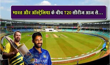 T20 series : भारत और ऑस्ट्रेलिया के बीच T20 सीरीज आज से...