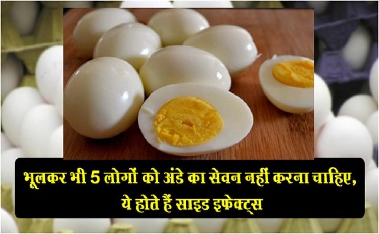 Health News : भूलकर भी 5 लोगों को अंडे का सेवन नहीं करना चाहिए, ये होते हैं साइड इफेक्ट्स 
