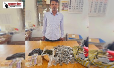 CG News : गांजा के साथ आरोपी जितेन्द्र साहू गिरफ्तार