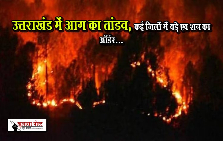 उत्तराखंड में आग का तांडव, कई जिलों में बड़े एक्‍शन का ऑर्डर...