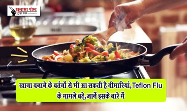 खाना बनाने के बर्तनों से भी आ सकती है बीमारियां,Teflon Flu के मामले बढ़े,जानें इसके बारे में