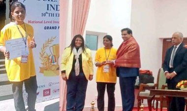 छग की बेटी साक्षी जायसवाल को यंग साइंटिस्ट की उपाधि, सरकार ने साक्षी को दिया अवार्ड, ‘लाई फाई’ मॉडल बनाकर सबको चौंकाया