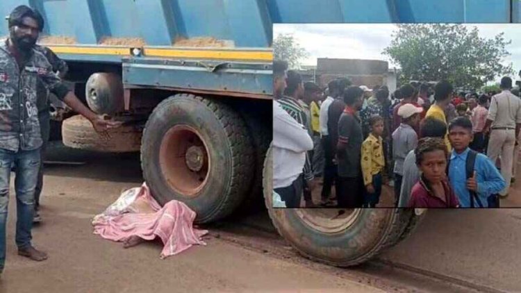 तेज रफ्तार ट्रक ने सीआरपीएफ जवान को रौंदा, मौके पर ही दर्दनाक मौत, गुस्साए ग्रामीणों ने किया चक्का जाम