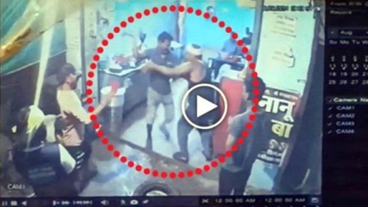 पुरानी रंजिश के चलते ढाबा संचालक पर चाकू से जानलेवा हमला, अस्पताल में भर्ती, CCTV में कैद हुई वारदात, आरोपी फरार, जांच में जुटी पुलिस
