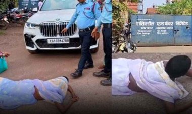 नहीं मिली नौकरी, किया प्रदर्शन, मालिक की गाड़ी के सामने लेटी विधवा महिला, किसानों ने पुलिस बुलाकर डराने का लगाया आरोप