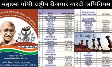 पंचायत मंत्री ने दी गलत जानकारी, मनरेगा मजदूर को नहीं दिया 12 करोड़ का भूगतान, करेंगे उग्र आंदोलन -जिला पंचायत सभापति