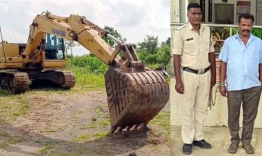 अवैध रेत खदान कुटेना में सील हुए 45 लाख के चैन माउंटेन मशीन को चोरी करने वाला आरोपी ललित सिंह गिरफ्तार, दो आरोपी फरार