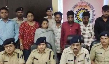 ब्लाइंड मर्डर का खुलासा, 4 लाख की सुपारी देकर ससुराल से घर जाते समय कराई पति की हत्या, ब्वाय फ्रेंड और पत्नी समेत 5 आरोपी गिरफ्तार