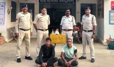 दो मंदिरों में हुई चोरी का खुलासा, मंदिर की घंटी, दान पेटी और चांदी का मुकुट चोरी करने वाले दो आरोपियों को पुलिस ने किया गिरफ्तार