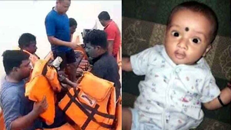नदी में बहा खेल रहा 8 महीने के बच्चा, बचाने कुदी मां भी बह गई, चरवाहों ने बचाई महिला की जान, दो दिन बाद मिली बच्चे की लाश
