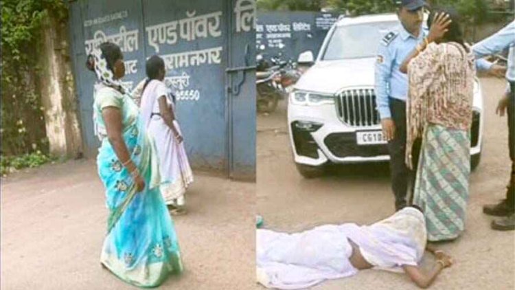 राशि पावर प्लांट के खिलाफ किया प्रदर्शन, कहा प्रबंधन नौकरी दें या फिर हमारी जमीन वापस कर दे, उग्र आन्दोलन की दी चेतावनी