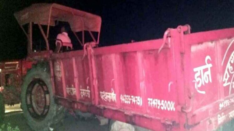 जशपुर में गणेश विसर्जन के दौरान हादसा, ट्रैक्टर के पहिये के नीचे गिरकर एक ग्रामीण युवक की मौके पर ही मौत, गांव में पसरा मातम