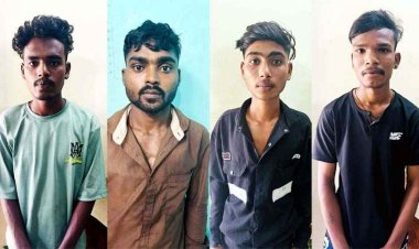 नशे की हालत में बाइक चलाते सड़क पर गिरा युवक, जातिगत टिप्पणी के बाद मर्डर, नाबालिग समेत 4 आरोपी गिरफ्तार, जांच में जुटी पुलिस