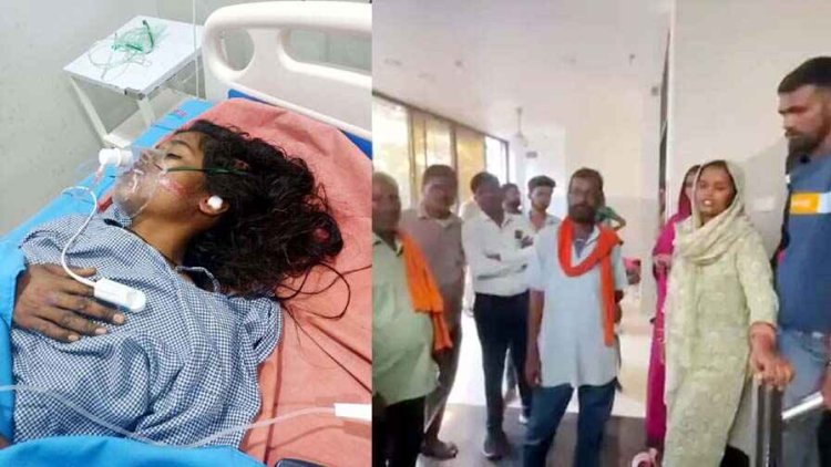 बिना इलाज बेड पर पड़ी घायल युवती ने तोड़ा दम, भर्ती के बाद देखने नहीं आया कोई डॉक्टर, परिजनों ने जमकर किया हंगामा, लगाया गंभीर आरोप
