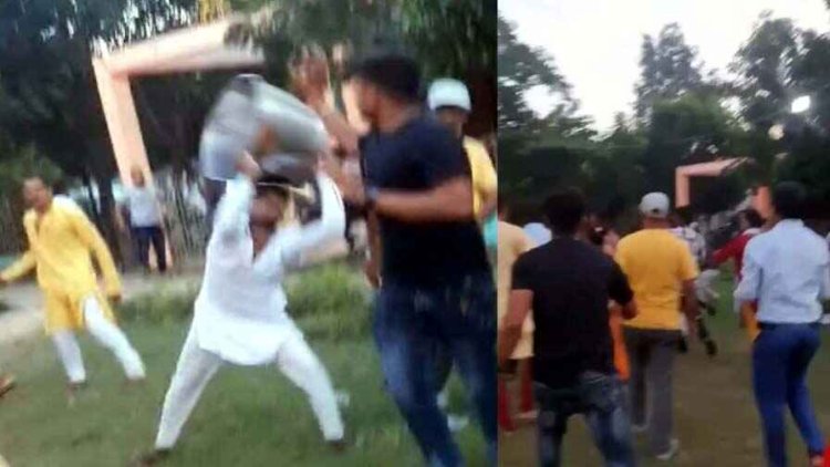 रायपुर में दुर्गा समिति के सदस्यों पर हमला, जमकर चले लाठी डंडे, महिलाओं को भी पीटा, मां-बेटे जख्मी, पुलिस कर रही मामले की जांच