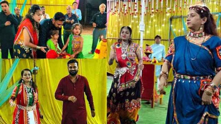 धूमधाम से मनाया गया नवरात्र गरबा महोत्सव, नवरात्रि में गुजराती समाज के गरबा की धूम, माता के दर्शन कर डांडिया में ​थिरके सभी लोग
