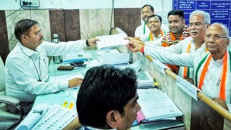 आकाश शर्मा के नामांकन रैली में हजारो की तादाद में नेता और कार्यकर्ता हुए शामिल, जोगी कांग्रेस ने दिया समर्थन, कुल 46 उम्मीदवारों ने भरा नामांकन