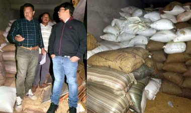 कड़ी सुरक्षा के बाद भी उड़ीसा का 350 पैकेट धान छत्तीसगढ़ में डम्प, अमलीपदर तहसीलदार ने लिया एक्शन, किया जप्त, तस्करों मची खलबली