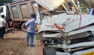 ट्रेलर और सब्जी वाहन में जोरदार भिड़ंत, दो सगे भाइयों की दर्दनाक मौत, वाहन के पहियों में फंसकर 2 युवकों की गई जान, माना में हुआ सड़क हादसा