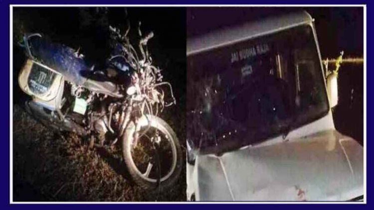 नेशनल हाईवे पर हुआ हादसा, तेज रफ्तार बोलेरो से टकराई बाइक, सड़क हादसे में दो भाइयों ने मौके पर तोड़ा दम, ड्राइवर फरार, परिवार में पसरा मातम