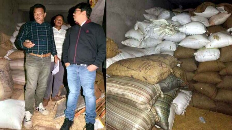 कड़ी सुरक्षा के बाद भी उड़ीसा का 350 पैकेट धान छत्तीसगढ़ में डम्प, अमलीपदर तहसीलदार ने लिया एक्शन, किया जप्त, तस्करों मची खलबली