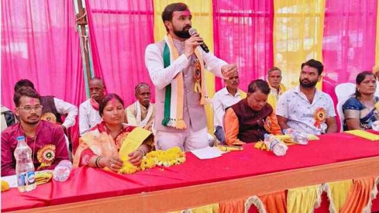 जिला पंचायत उपाध्यक्ष संजय नेताम ने किया सामुदायिक भवन का लोकार्पण, कहा -समाज को विकास की मुख्यधारा से जोड़ना हमारी प्राथमिकता