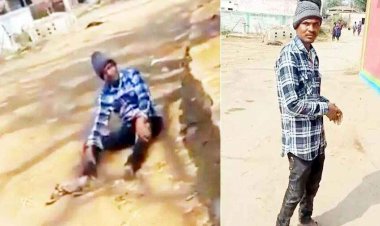 नशे में धुत भविष्य निर्माता पहुंचा स्कुल, वायरल वीडियो के बाद जागा शिक्षा विभाग, DEO ने लिया एक्शन, शराबी शिक्षक शशिभूषण किया निलंबित