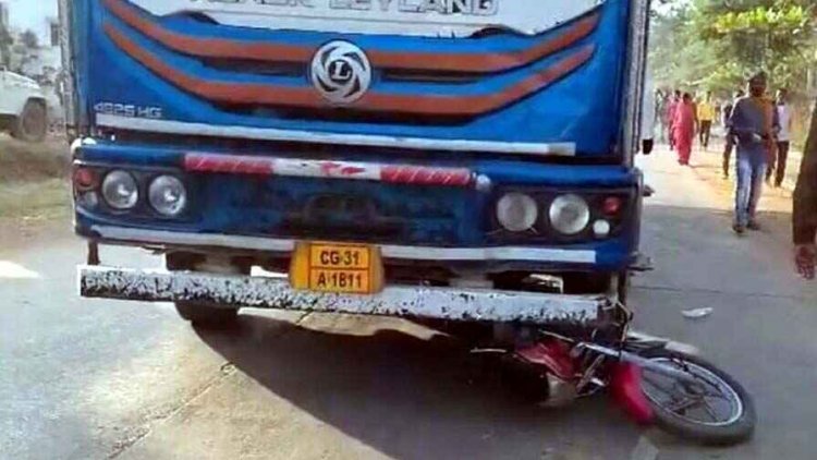 शादी के लिए लड़की देखने जा रहे युवक की बाइक को ट्रक ने मारी जोरदार टक्कर, मौके पर ही मौत, बड़ा भाई घायल, परिवार में पसरा मातम