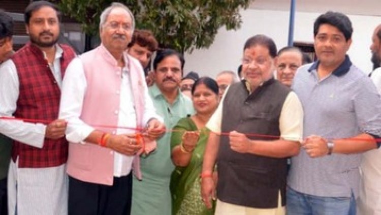 जिमखाना क्लब की लाइब्रेरी भवन का हुआ उद्घाटन. सांसद बृजमोहन अग्रवाल, विधायक सुनील सोनी. महापौर एजाज ढेबर व सभापति प्रमोद दुबे हुए शामिल