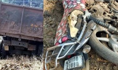 तेज रफ़्तार का कहर, चावल लेने सोसायटी जा रहे चाची-भतीजे को हाइवा ने रौंदा, दोनों की मौके पर ही मौत हुई दर्दनाक मौत, परिवार में पसरा मातम