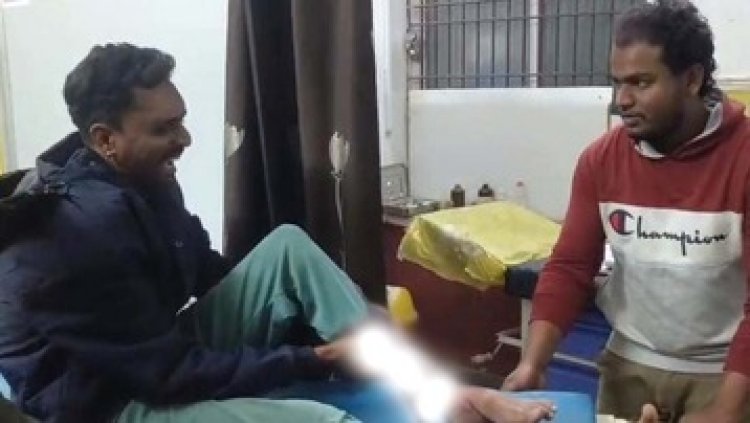 हाईवा की चपेट में आया बाइक सवार युवक, मौके पर हुई एक की मौत, दूसरे की हालत नाजुक, वाहन समेत ड्राइवर फरार, जांच में जुटी पुलिस