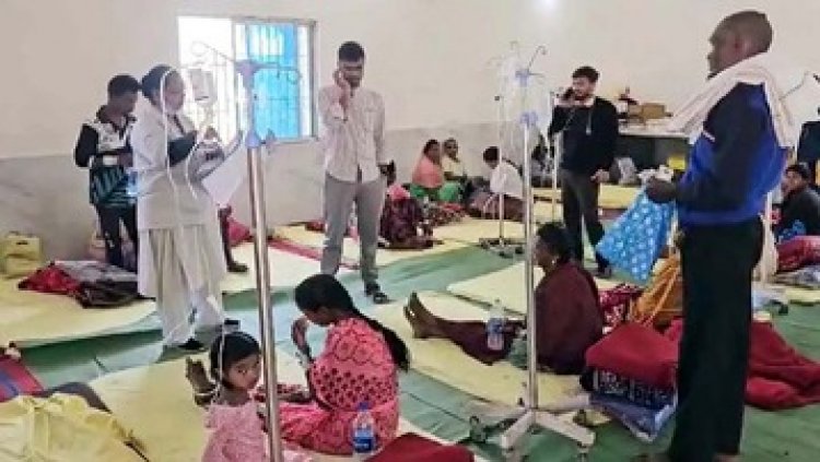 मृत्यु भोज में खाना खाने के बाद 60 लोग फूड पॉइजनिंग का शिकार, सभी अस्पताल में भर्ती, पूरे गांव में मच गया हड़कंप, मौके पर पहुंची स्वास्थ्य विभाग का टीम