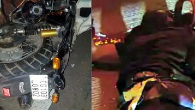 नेशनल हाईवे में बड़ा हादसा, ट्रक ने बाइक सवार को मारी टक्कर, हादसे में कैफे संचालक की मौके पर ही दर्दनाक मौत, आरोपी वाहन लेकर फरार