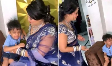 मेकअप के बाद सामने आई मां तो बच्चा ही पहचान नहींं सका, जोर-जोर से लगा चिल्लाने, रोते हुए बोला- मेरी मम्मी कहां हैं, वीडियो जमकर वायरल