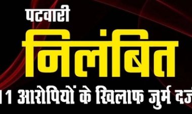 जंगल की ढाई सौ एकड़ जमीन कर दी भू माफियाओं के नाम, उसी भूमि पर उठा लिए करोड़ो का लोन, पटवारी लोकेश्वर सस्पेंड, 11 के खिलाफ जुर्म दर्ज