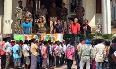 देर रात नक्सली बताकर 70 वर्षीय बुजुर्ग समेत 6 ग्रामीणों की गिरफ्तारी!, आक्रोशित आदिवासी ग्रामीण पहुंचे थाने, दी उग्र आंदोलन की चेतावनी