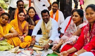 रामनवमी पर भव्य भंडारे का आयोजन, विधायक रोहित साहू ने दिव्यांग बच्चों संग ग्रहण किया प्रसाद, निकली भव्य शोभायात्रा, भक्ति का उमड़ा सैलाब