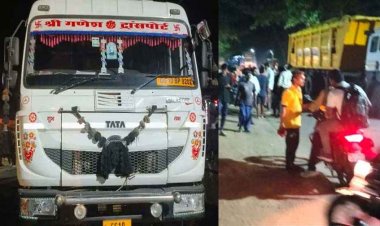 खौफनाक सड़क हादसा, तेज रफ्तार ट्रेलर ने बाइक को मारी टक्कर, पहिए के नीचे आया मितानिन का पैर, हालत नाजुक, मरीज समेत 3 घायल