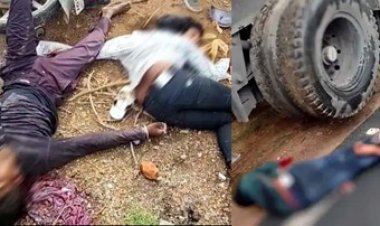 ट्रेलर ने बाइक को मारी टक्कर, एक युवक की मौत, दूसरा घायल, इधर खंभे से टकराई मोटरसाइकिल, दो की गई जान, दो गंभीर