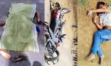 कंटेनर ने बाइक को मारी टक्कर महिला की मौत, बुलेट की ठोकर से दो महिलाएं घायल, दो बाइक की टक्कर एक युवक की गई जान, दूसरा घायल