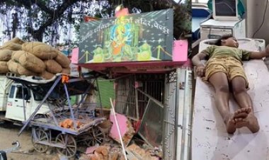 पिकअप ने दुर्गा मंदिर की तोड़ी दीवार, गार्ड का टूटा पैर, मेडिकल स्टोर में घुसी बस, साइकिल से जा रही बच्ची को कार ने मारी टक्कर, ड्राइवर फरार