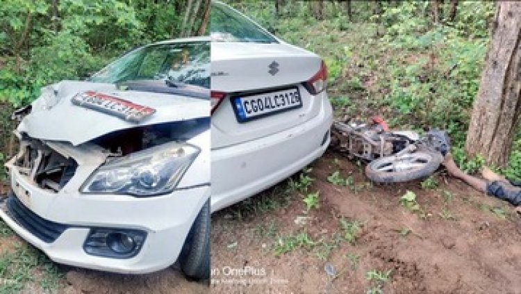 तौरंगा में मौत बनकर आई कार, दंपति को तेज रफ्तार वाहन ने रौंदा, बुजुर्ग गंभीर रुप से घायल, 108 सेवा नदारद, ड्राइवर फरार