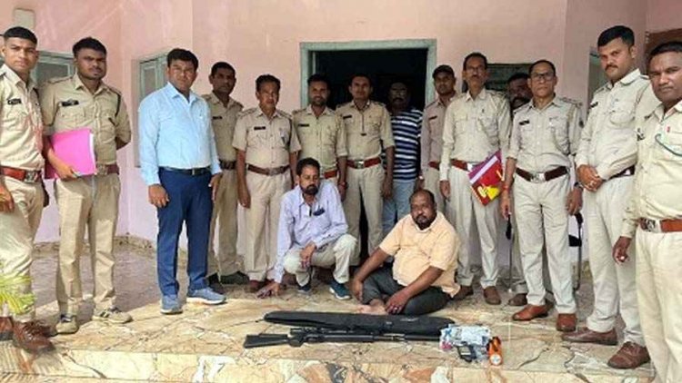 वन्यजीवों के शिकार की साजिश को किया नाकाम, दो आरोपियों को गिरफ्तार कर भेजा सलाखों के पीछे, वाहन और हथियार जब्त